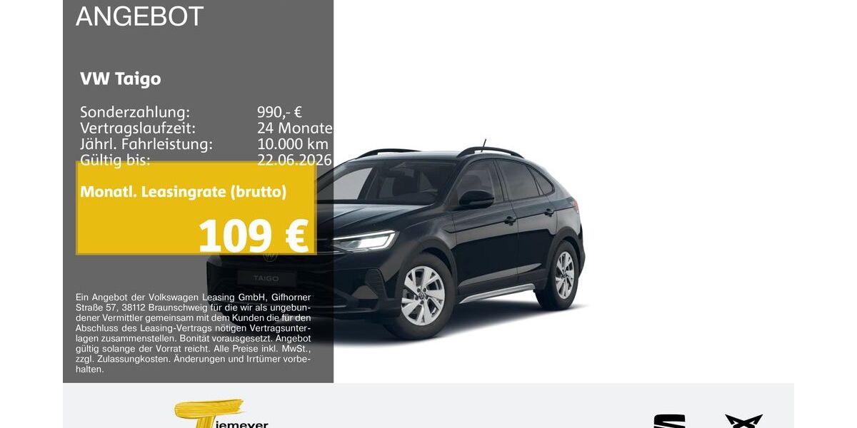 VW Taigo 25.814 km 18.630 &euro; Bochum 44809
