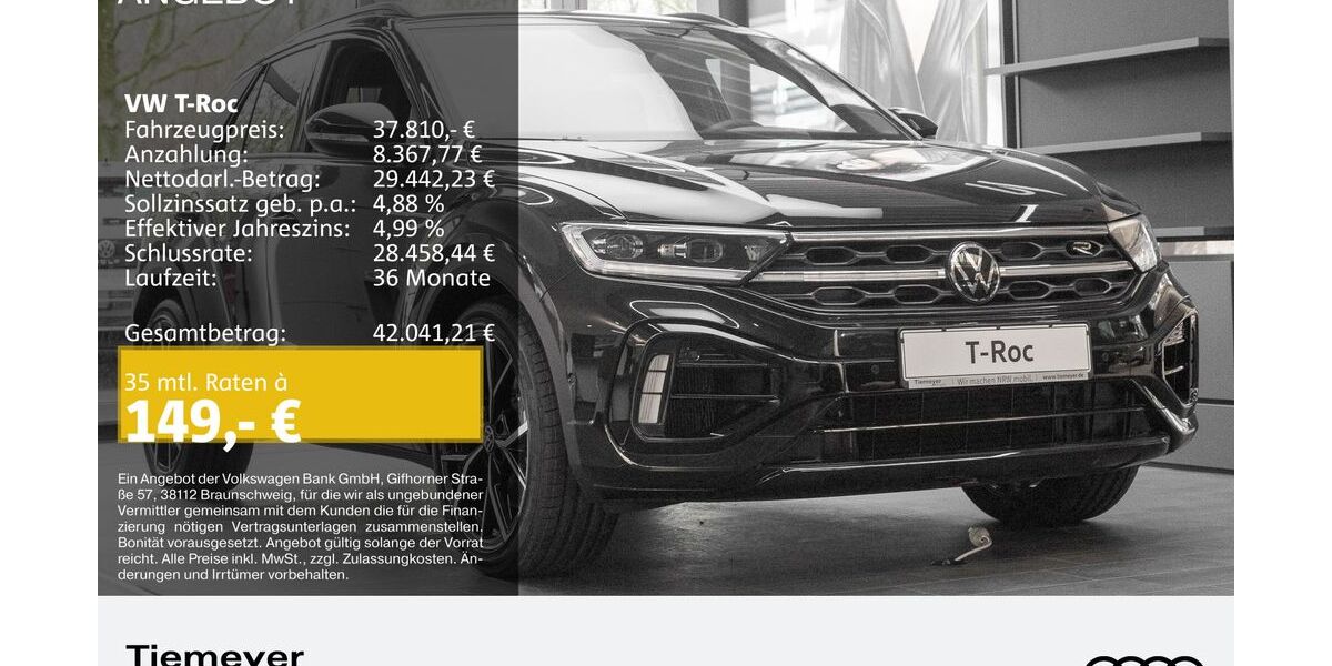 VW T-Roc 28.492 km 36.430 &euro; Bochum 44809