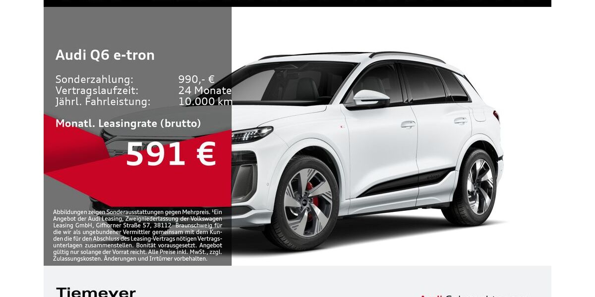 Audi Q6 e-tron 8.826 km 67.990 &euro; Bochum 44809
