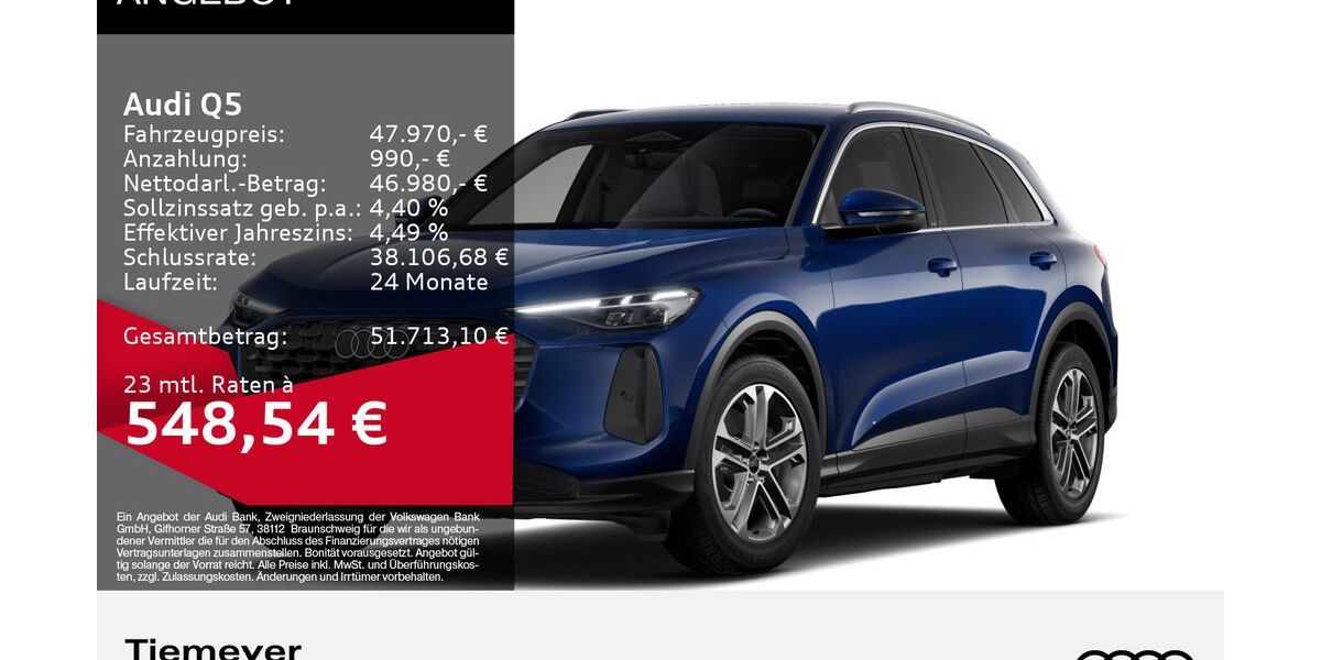 Audi Q5 22.947 km 47.390 &euro; Oberhausen 46047