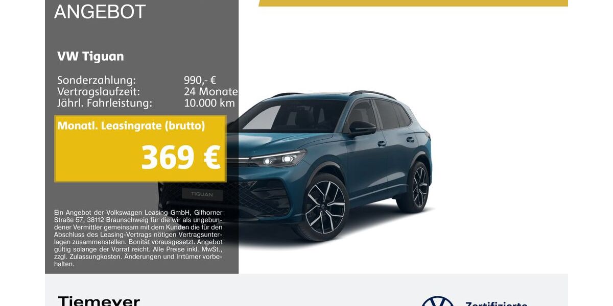 VW Tiguan 3.659 km 49.480 &euro; Bochum 44892