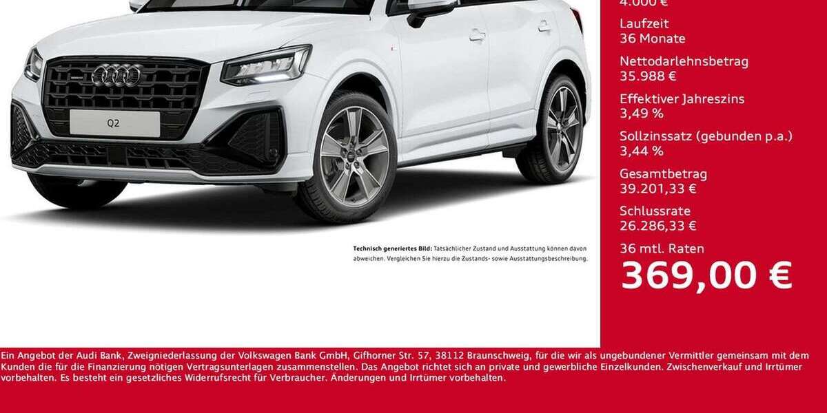 Audi Q2 4.652 km 39.988 &euro; Dortmund 44143