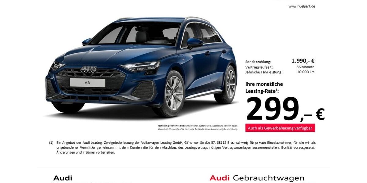 Audi A3 5.192 km 37.188 &euro; Dortmund 44143