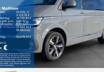 VW T6 Multivan 78.520 km 43.920 &euro; Bochum 44892