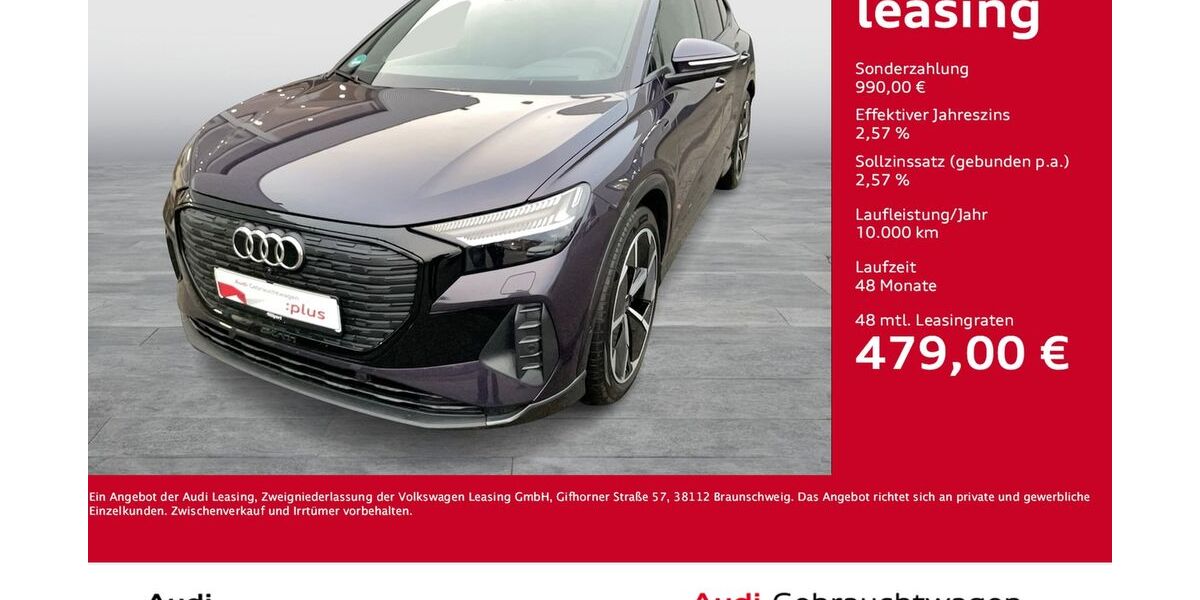 Audi Q4 e-tron 5.291 km 48.877 &euro; Dortmund 44143