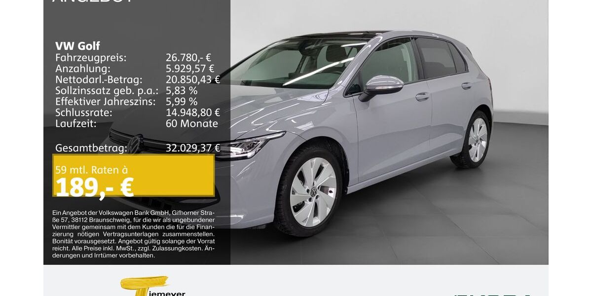 VW Golf 9.006 km 26.780 &euro; Bochum 44809