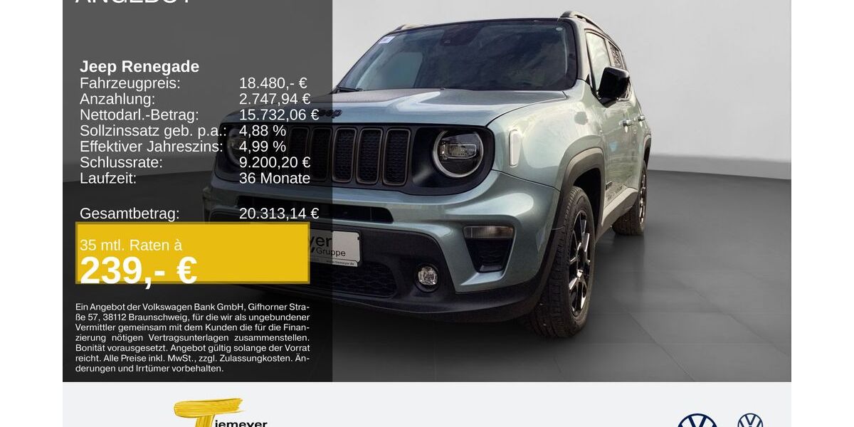 Jeep Renegade 13.100 km 18.480 &euro; Castrop-Rauxel 44575