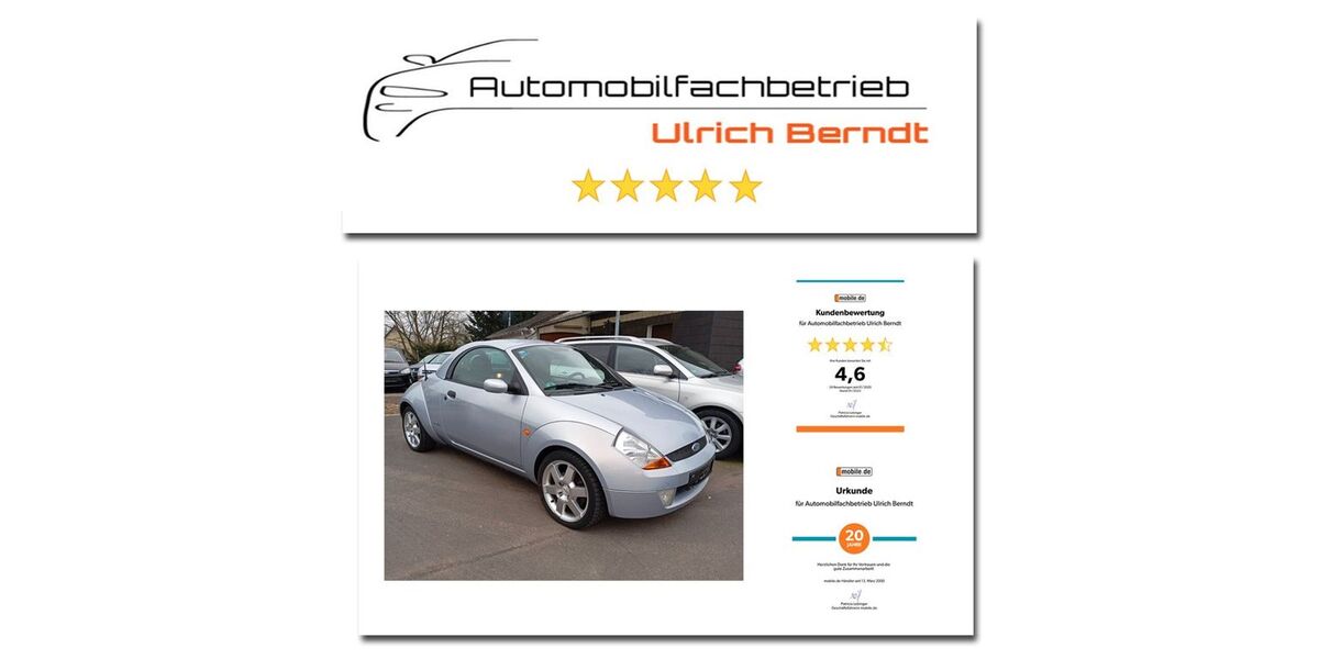 Ford Streetka 107.855 km 3.250 &euro; Essen 45307