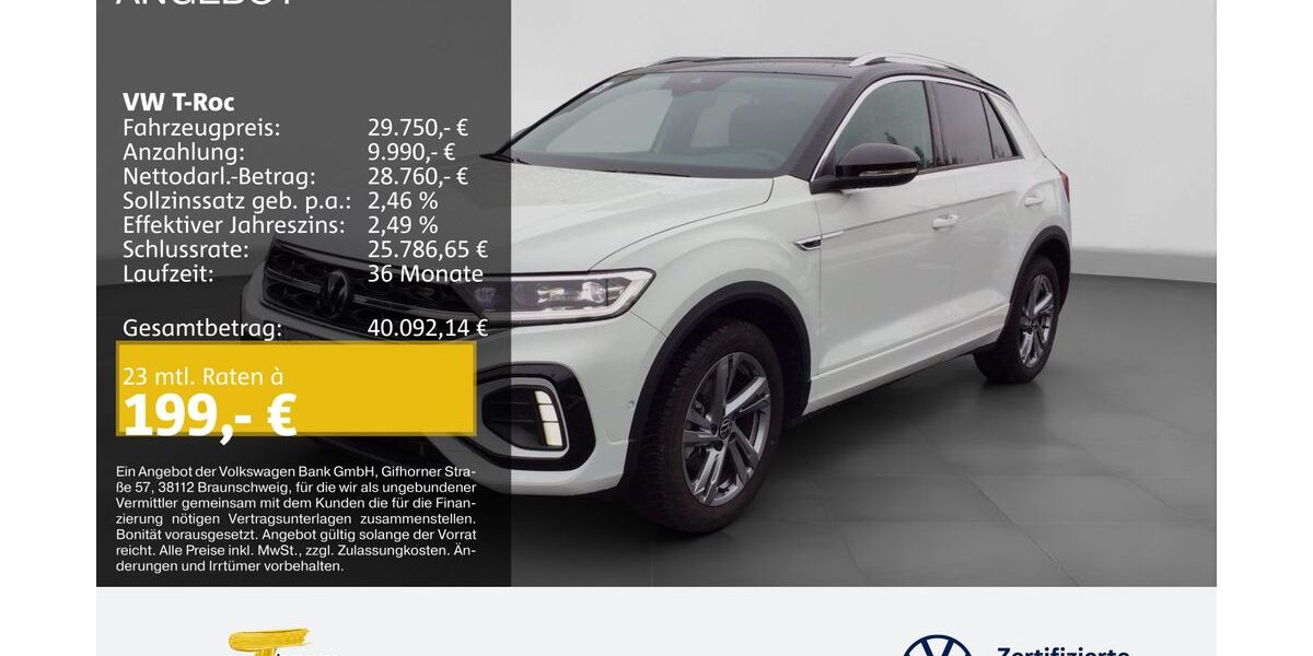 VW T-Roc 22.241 km 28.490 &euro; Gelsenkirchen 45894
