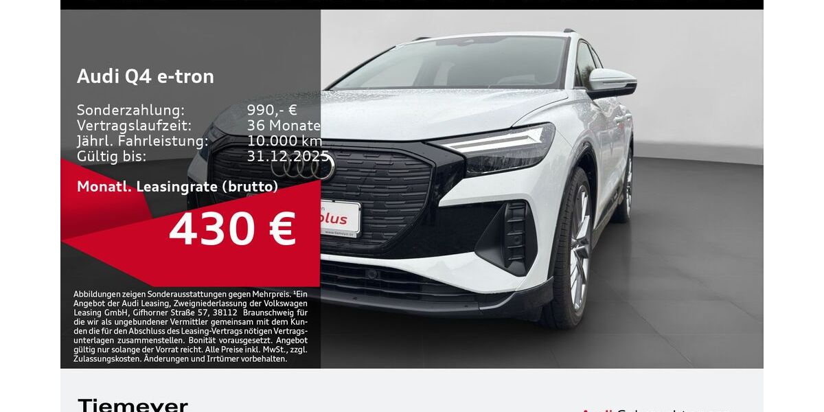 Audi Q4 e-tron 6.969 km 44.990 &euro; Dorsten 46284