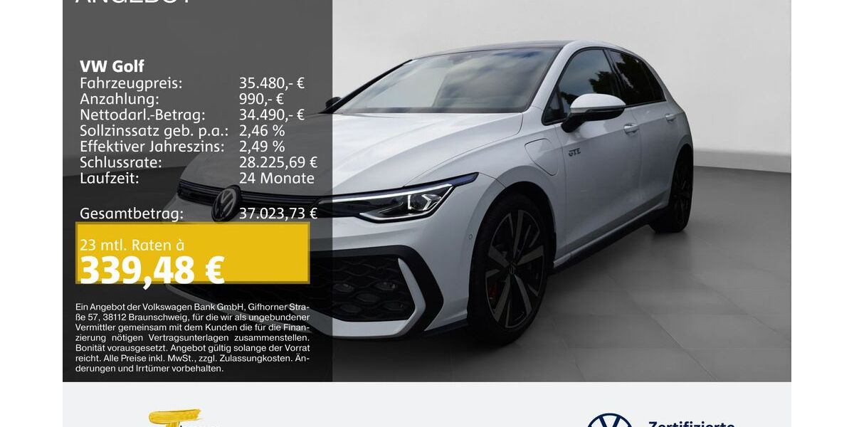 VW Golf 18.043 km 34.980 &euro; Bochum 44892