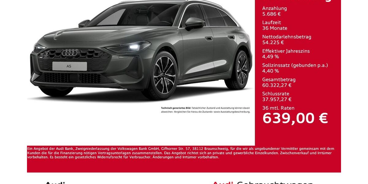 Audi A5 9.553 km 59.533 &euro; Dortmund 44143