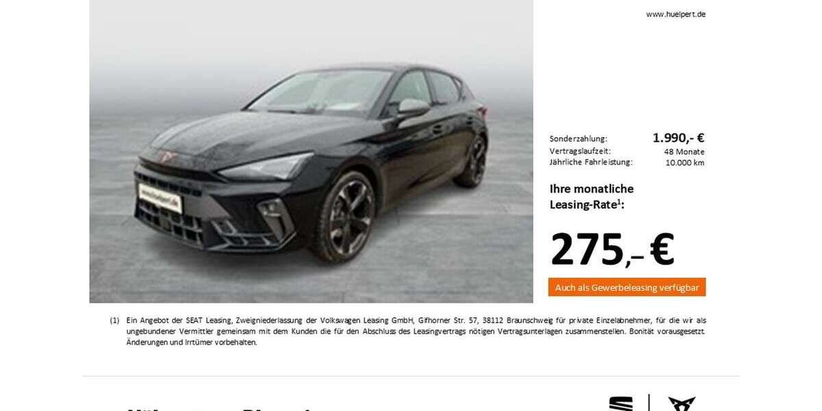 Cupra Leon 18.477 km 31.737 &euro; Dortmund 44269