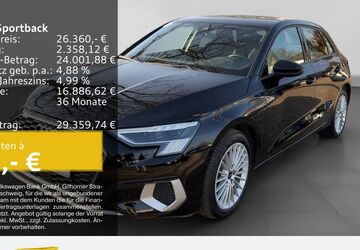 Audi A3 29.542 km 24.830 &euro; Gelsenkirchen 45888