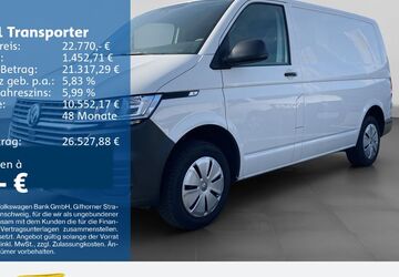 VW T6 Transporter 71.595 km 22.110 &euro; Bochum 44892
