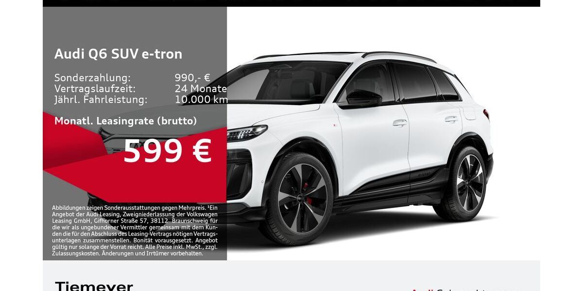 Audi Q6 e-tron 11.096 km 58.840 &euro; Bochum 44809