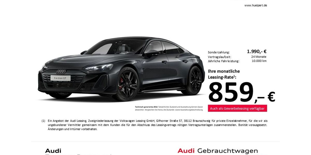 Audi e-tron GT 6.028 km 99.311 &euro; Dortmund 44143