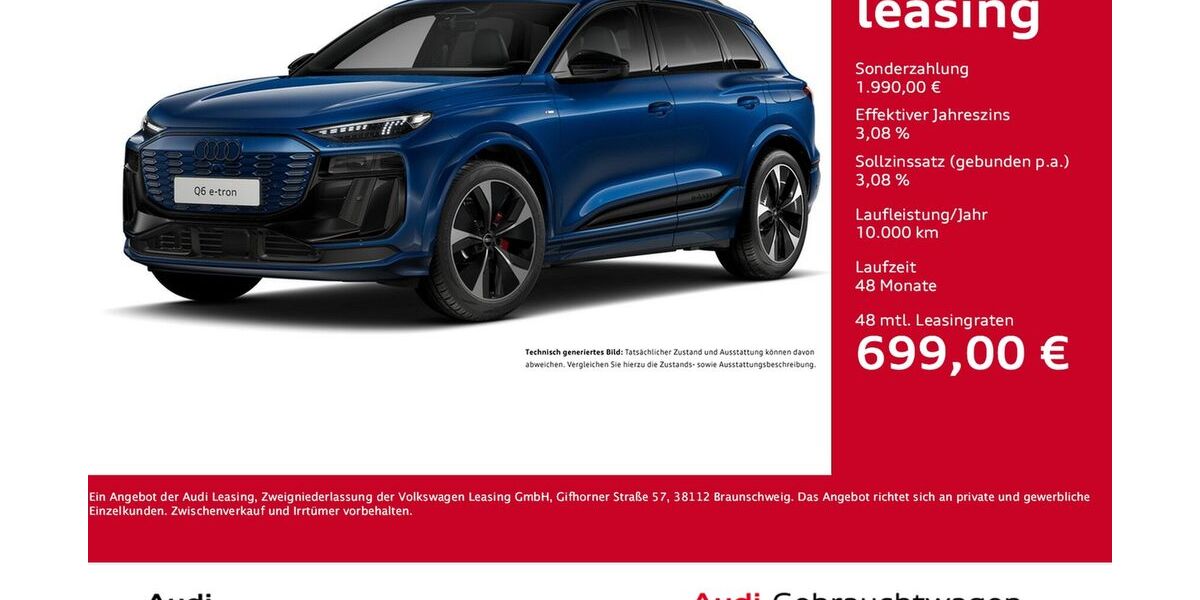 Audi Q6 e-tron 10.479 km 66.788 &euro; Dortmund 44143