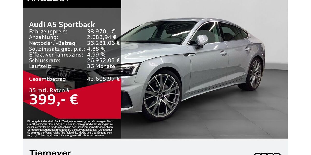Audi A5 39.996 km 37.660 &euro; Bochum 44809