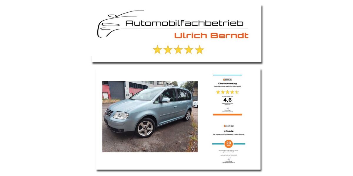 VW Touran 124.658 km 5.250 &euro; Essen 45307