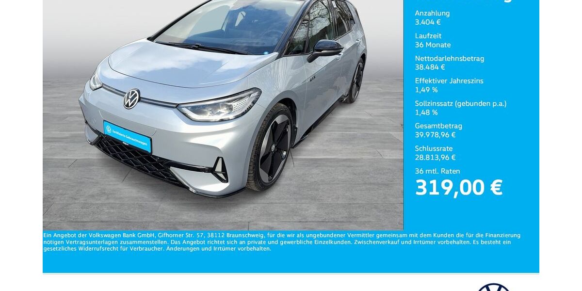 VW ID.3 2.150 km 41.888 &euro; Dortmund 44379