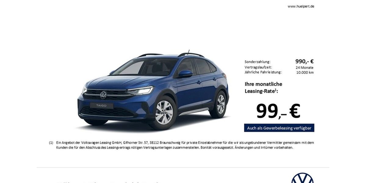 VW Taigo 5.545 km 19.588 &euro; Dortmund 44379