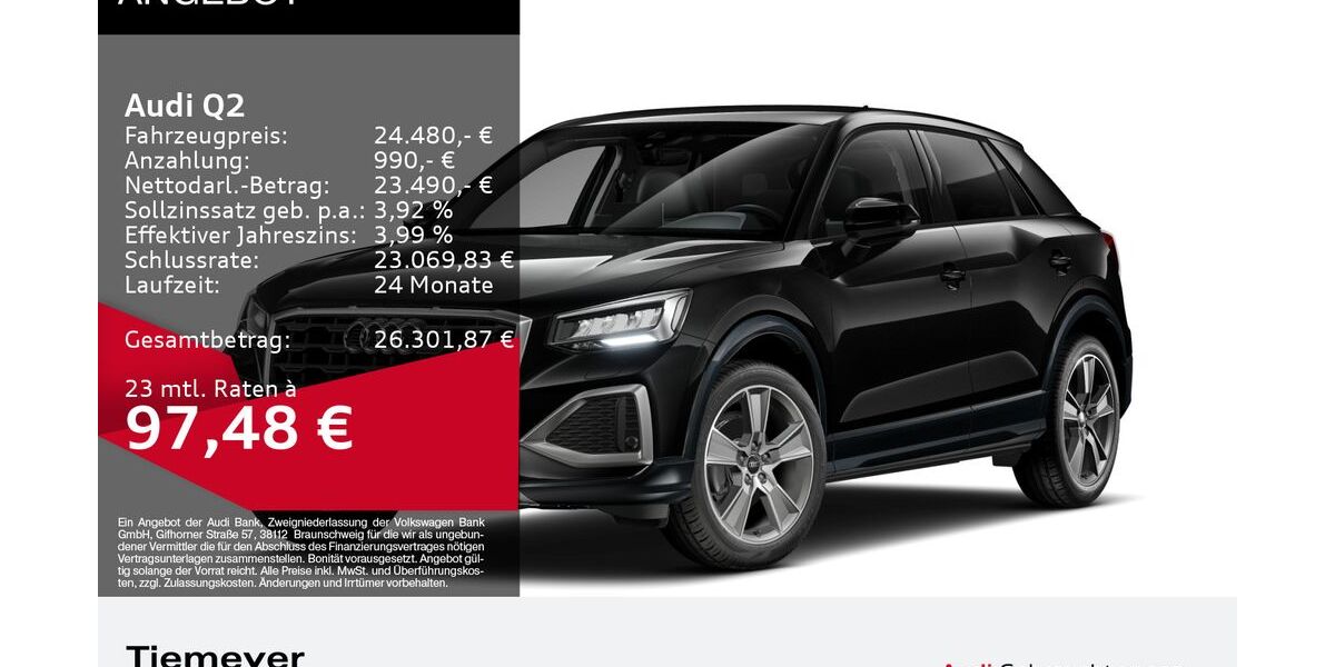 Audi Q2 13.649 km 24.480 &euro; Bochum 44809
