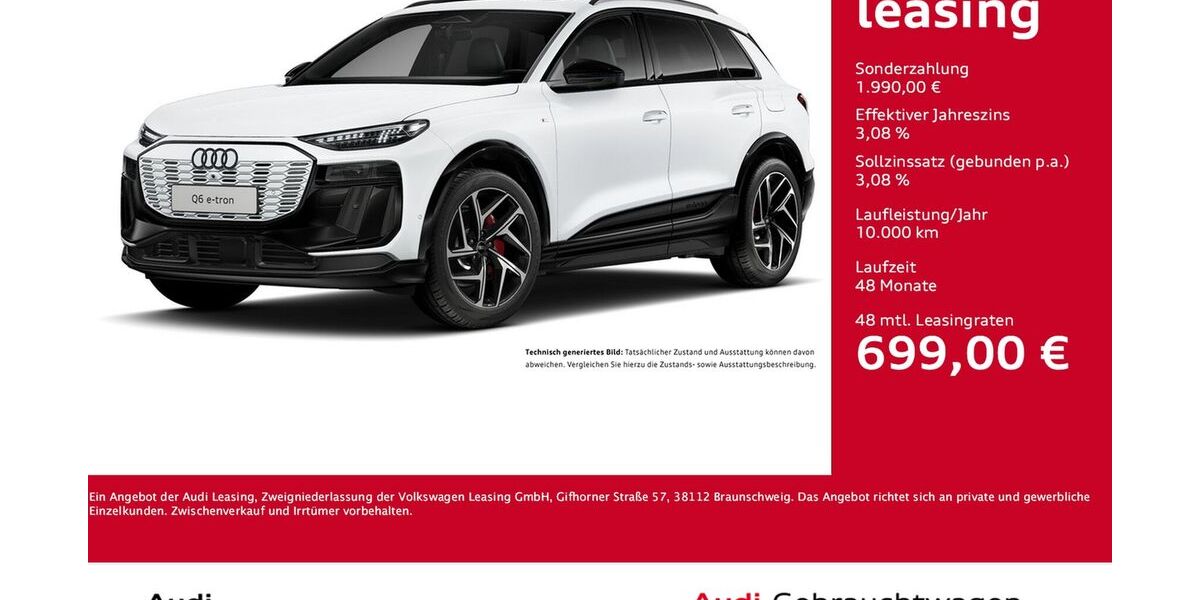 Audi Q6 e-tron 8.565 km 67.411 &euro; Dortmund 44143