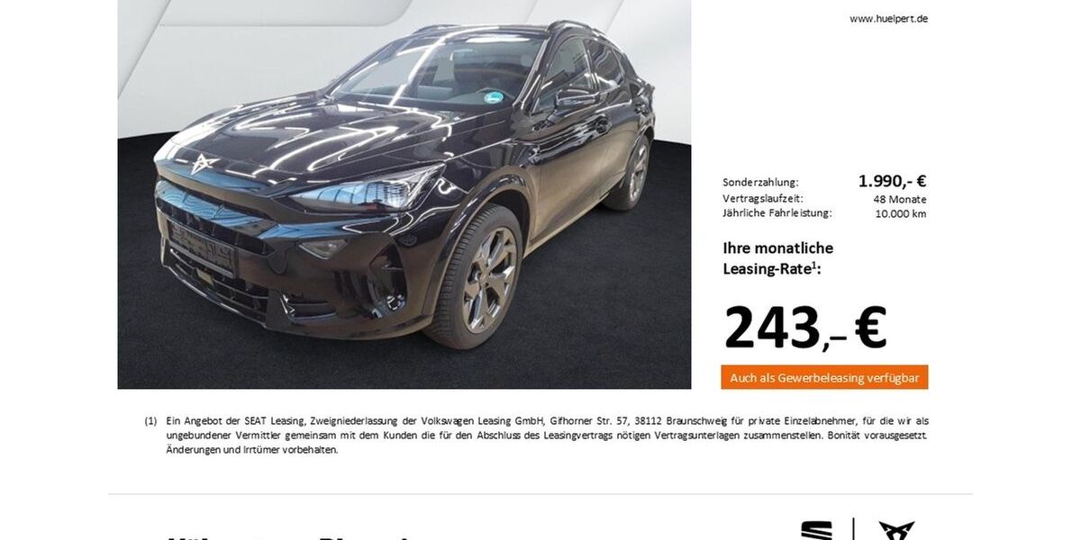 Cupra Formentor 14.266 km 33.393 &euro; Dortmund 44269