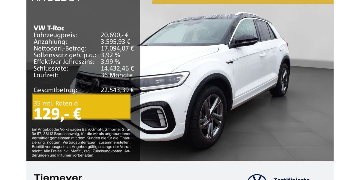 VW T-Roc 44.453 km 20.690 &euro; Bochum 44892