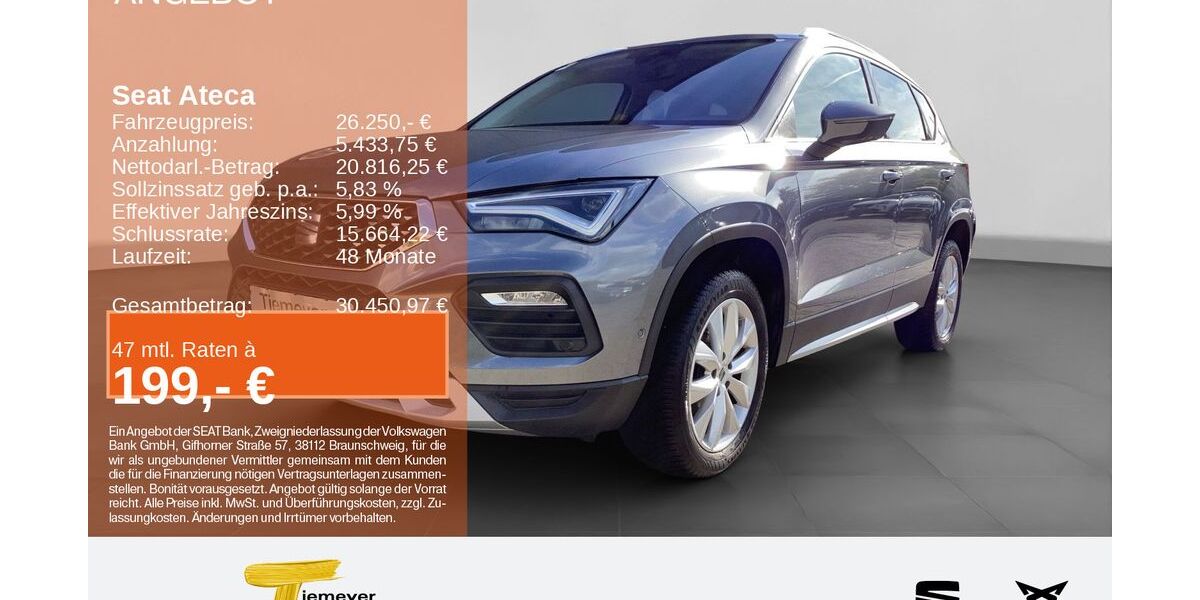 Seat Ateca 28.494 km 26.250 &euro; Gelsenkirchen OT Beckhausen 45899