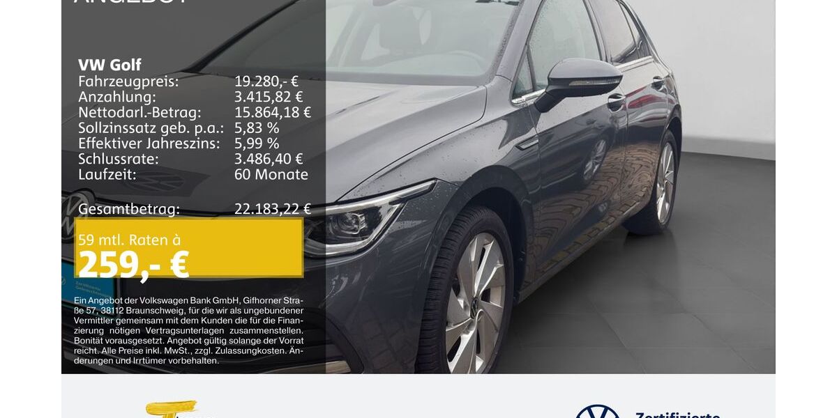 VW Golf 42.213 km 18.460 &euro; Oberhausen 46047