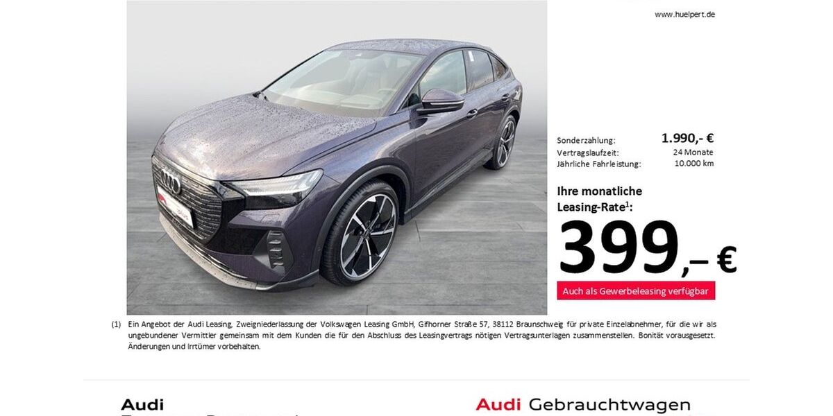 Audi Q4 e-tron 3.220 km 48.877 &euro; Dortmund 44143