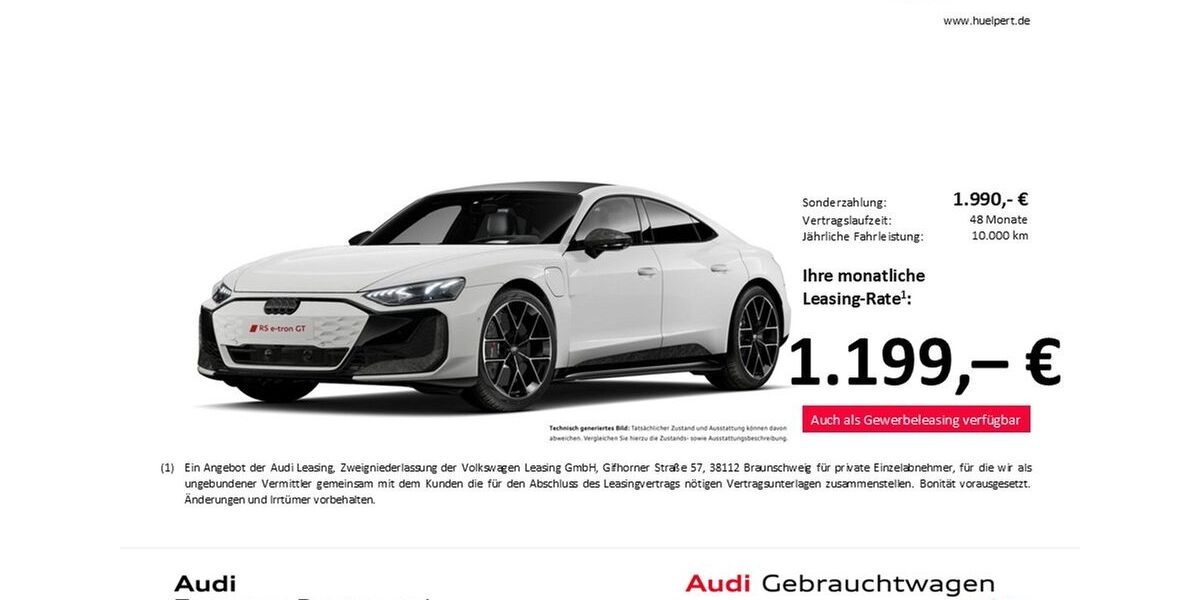 Audi RS e-tron GT 6.480 km 137.877 &euro; Dortmund 44143