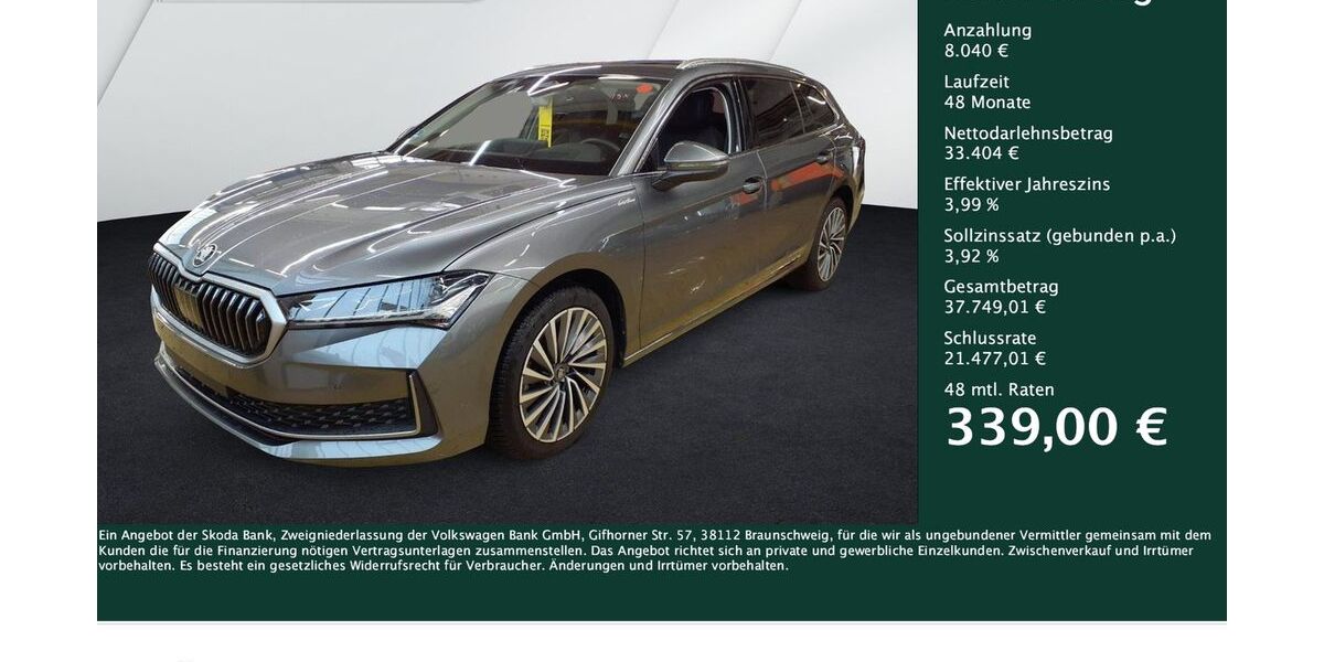 Skoda Superb 23.240 km 41.369 &euro; Dortmund 44269