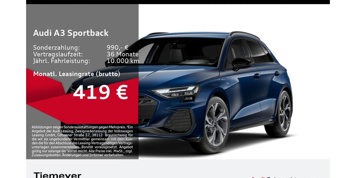 Audi A3 20.812 km 40.880 &euro; Oberhausen 46047