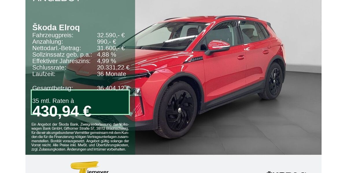 Skoda Elroq 15.827 km 30.330 &euro; Bochum 44809