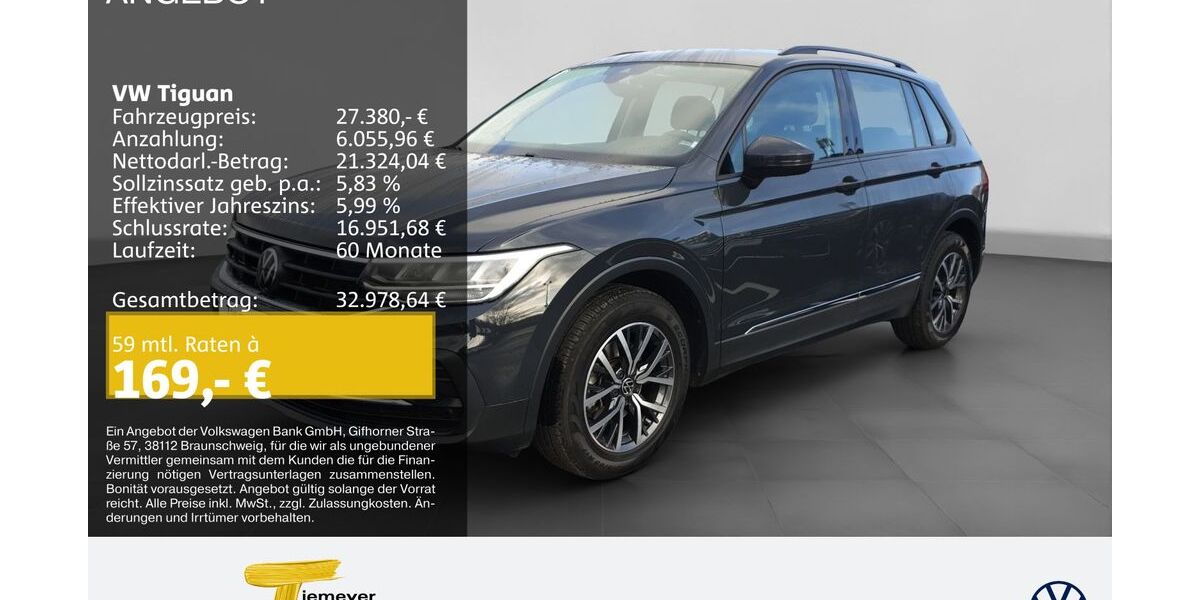 VW Tiguan 42.337 km 27.280 &euro; Bochum 44892