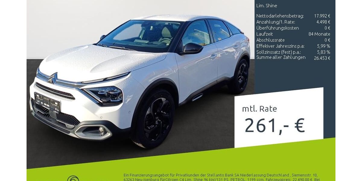 Citroen C4 15.456 km 16.480 &euro; Dortmund 44263