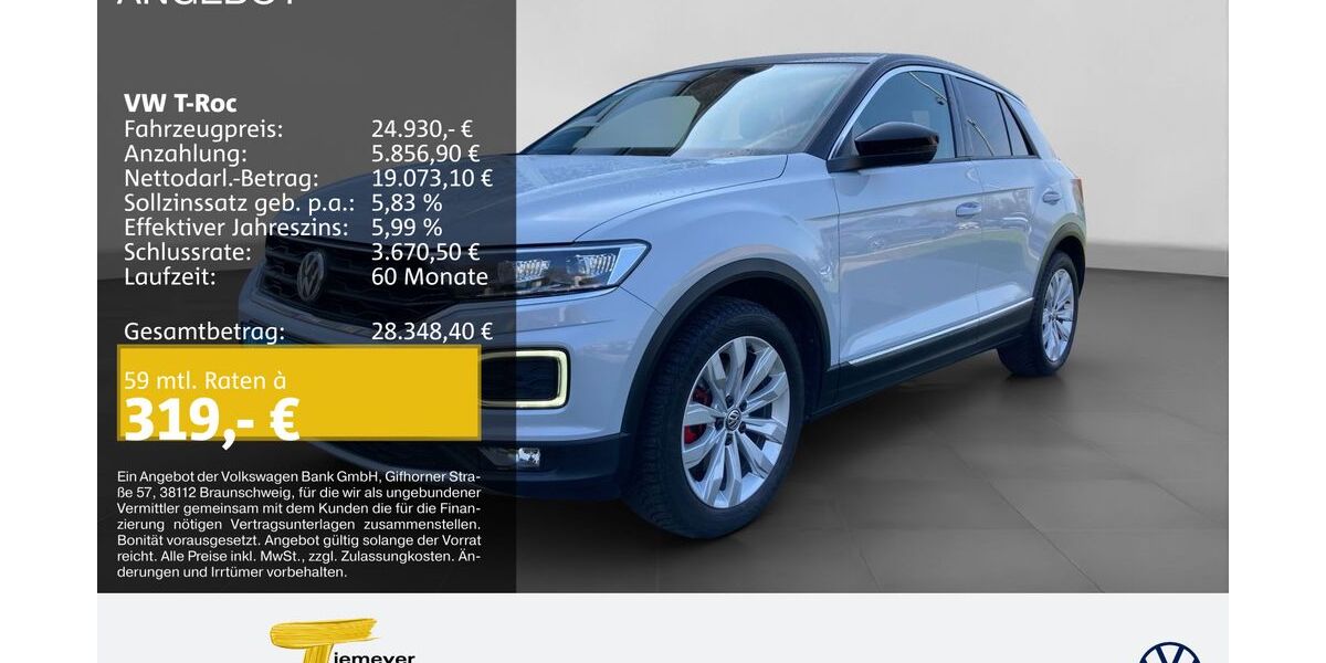 VW T-Roc 32.197 km 24.930 &euro; Bochum 44892