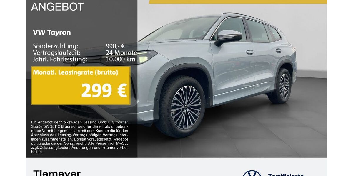 VW Tayron 25.450 km 34.990 &euro; Bochum 44892