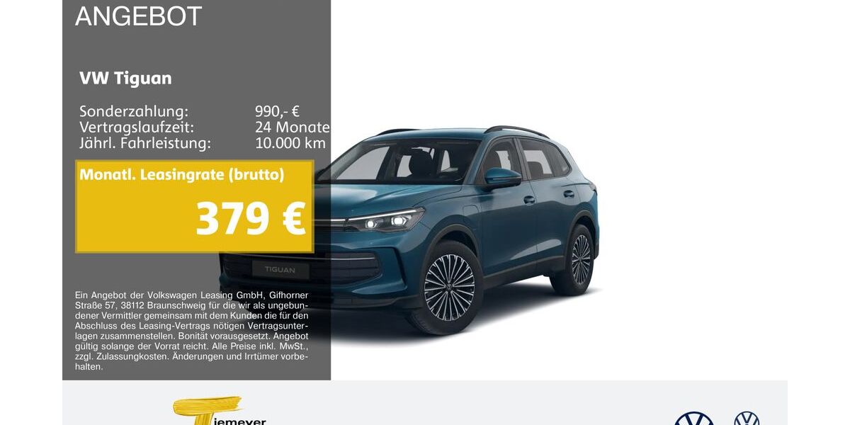 VW Tiguan 15.762 km 40.330 &euro; Marl 45770