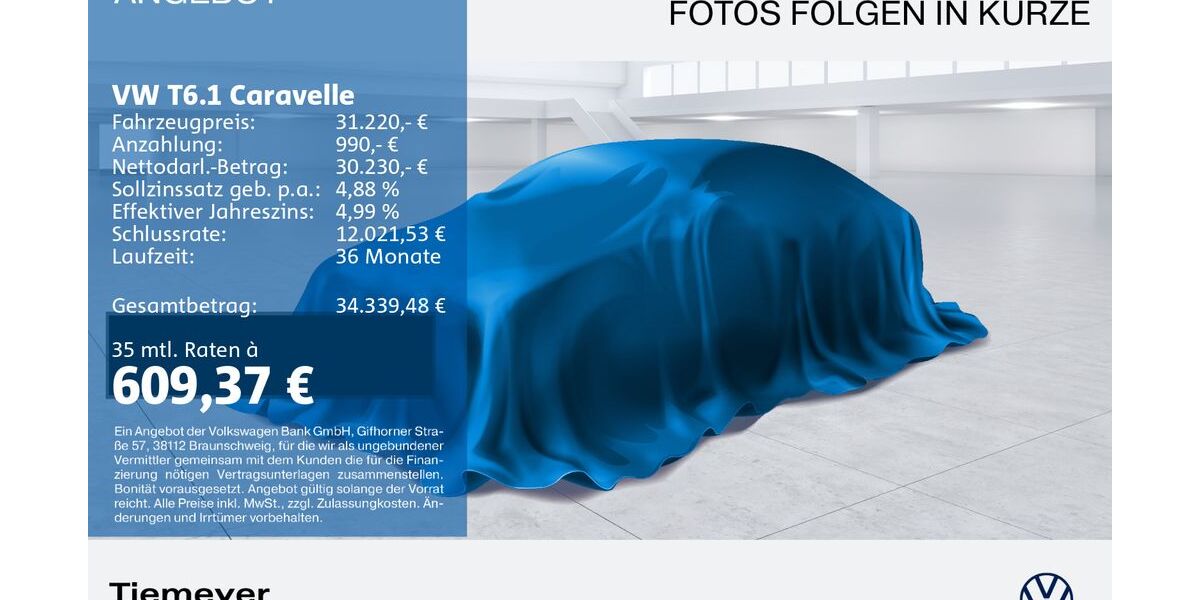 VW T6 Caravelle 95.752 km 25.490 &euro; Bochum 44892