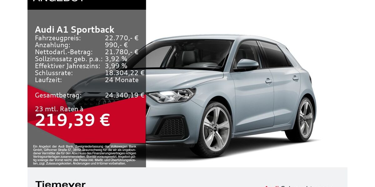 Audi A1 3.913 km 22.770 &euro; Bochum 44809