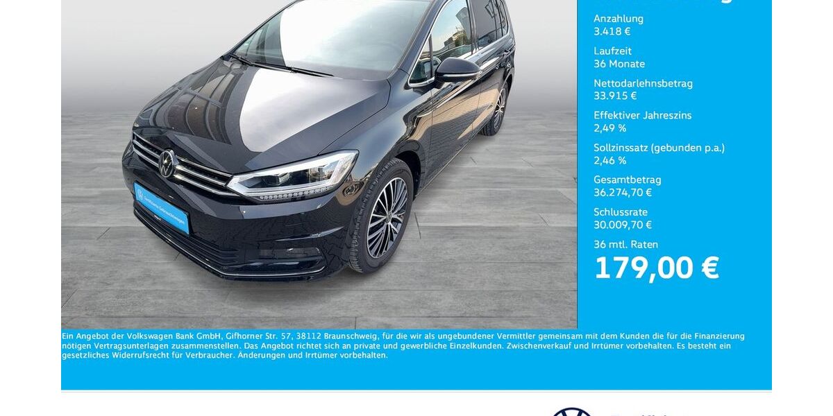 VW Touran 13.998 km 37.333 &euro; Dortmund 44141