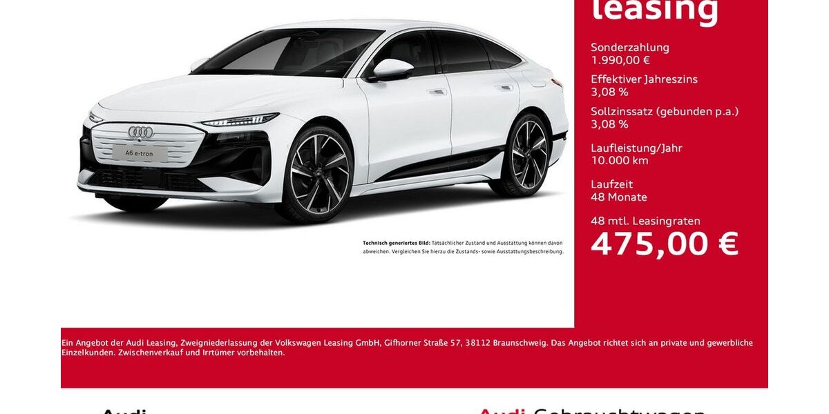 Audi A6 e-tron 7.496 km 53.666 &euro; Dortmund 44143