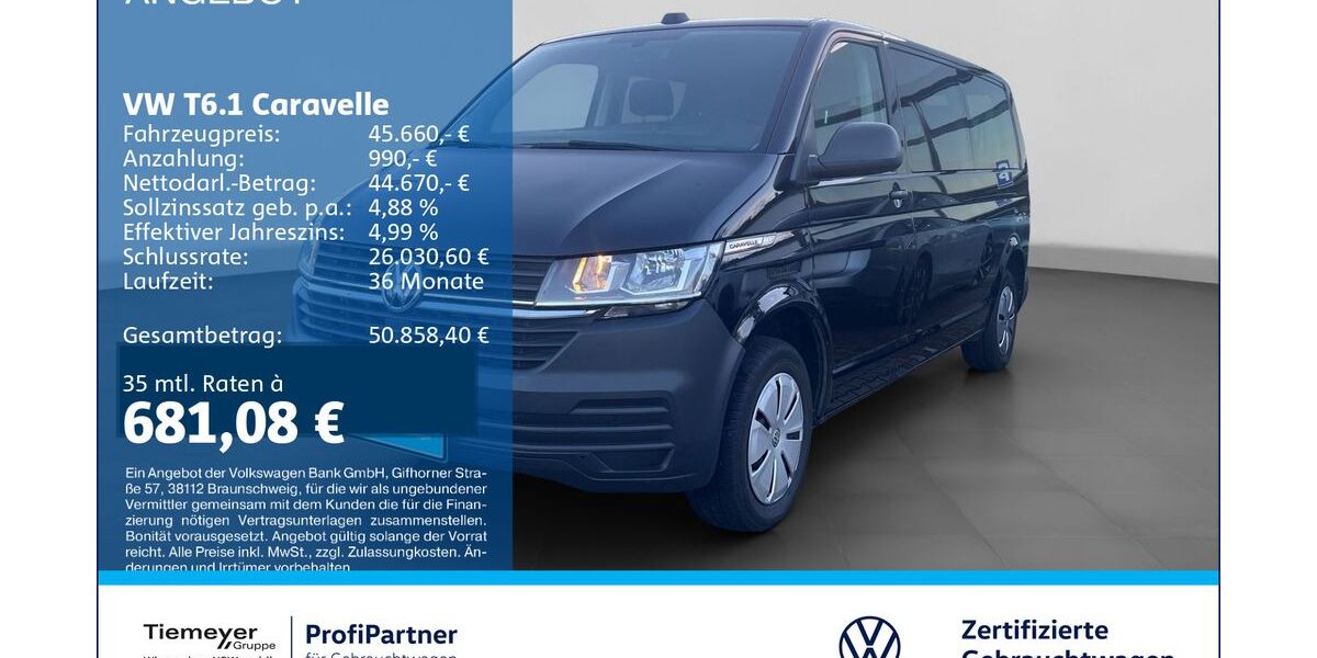 VW T6 Caravelle 44.310 km 43.940 &euro; Recklinghausen 45663