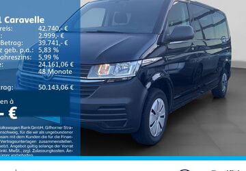 VW T6 Caravelle 48.252 km 41.890 &euro; Recklinghausen 45663