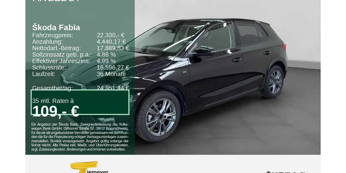 Skoda Fabia 20.818 km 22.330 &euro; Bochum 44809