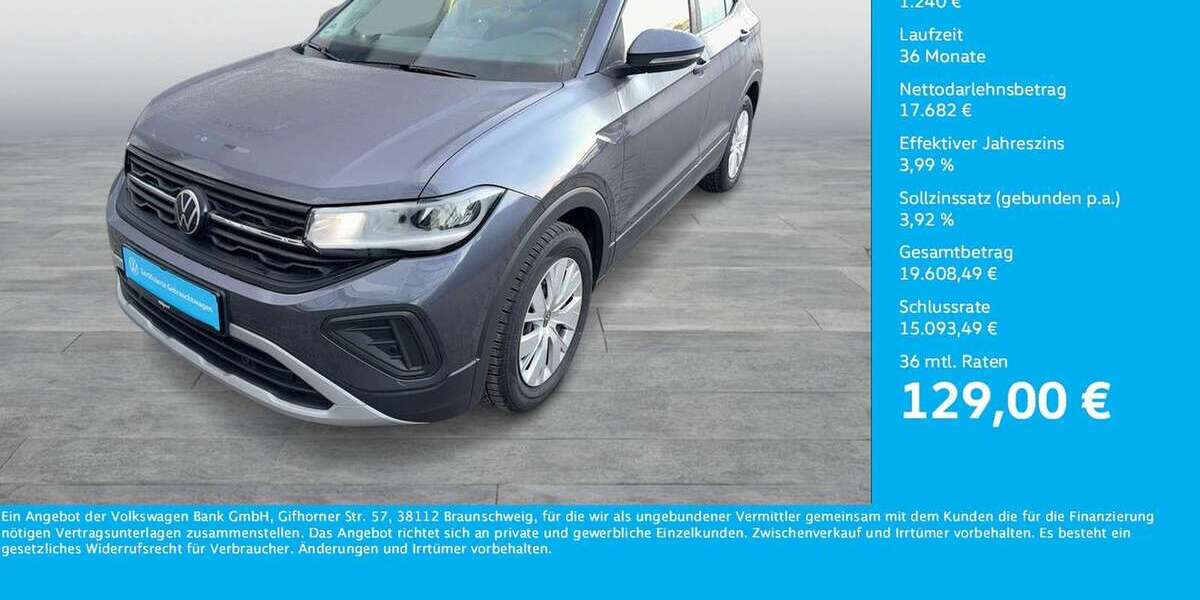 VW T-Cross 11.610 km 18.922 &euro; Dortmund 44141